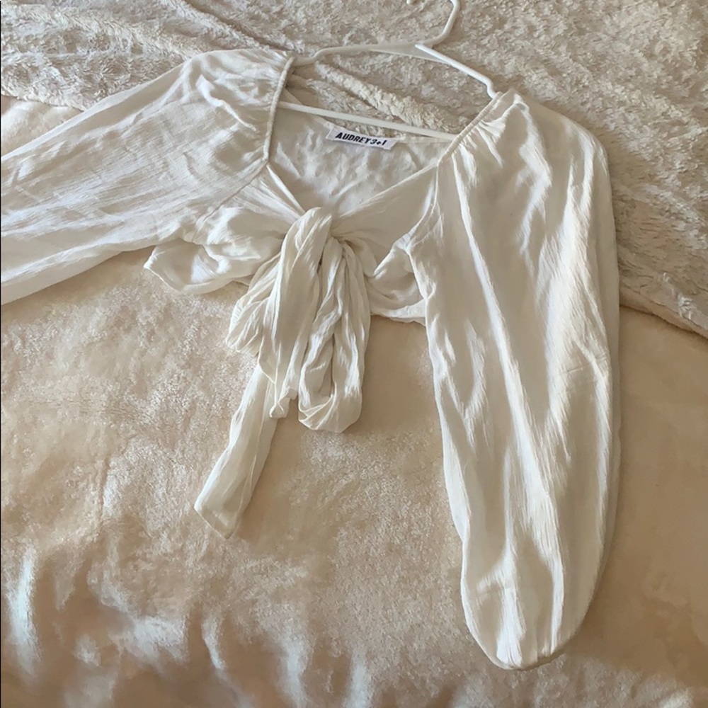 White going out top